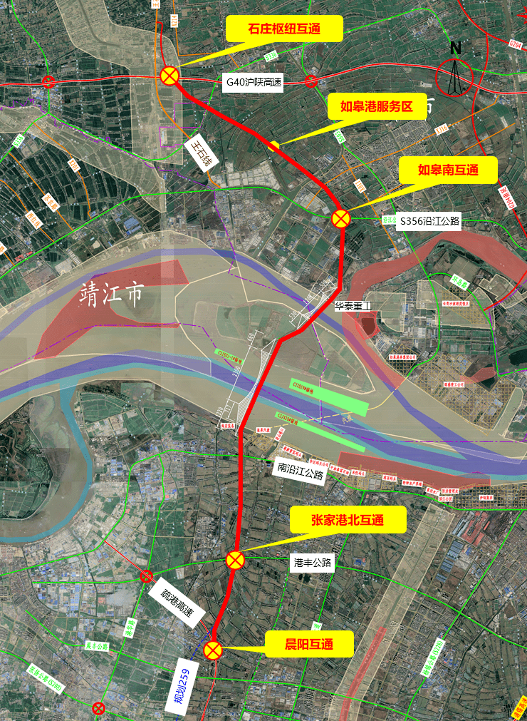 江蘇再添過(guò)江通道，新通道正式通車