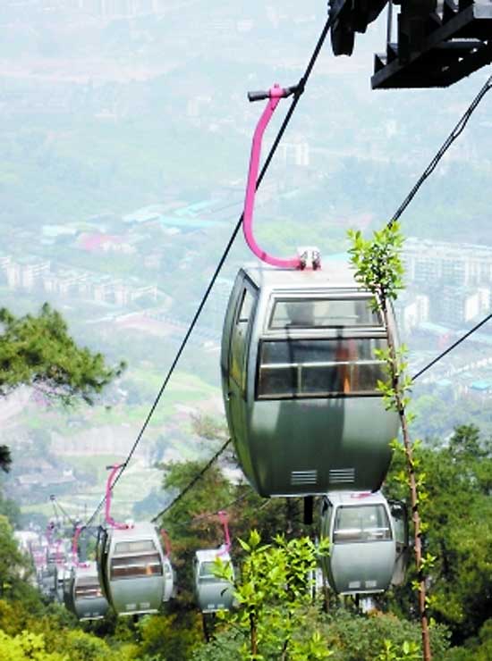 重慶歌樂山森林公園觀景索道魅力探秘之旅